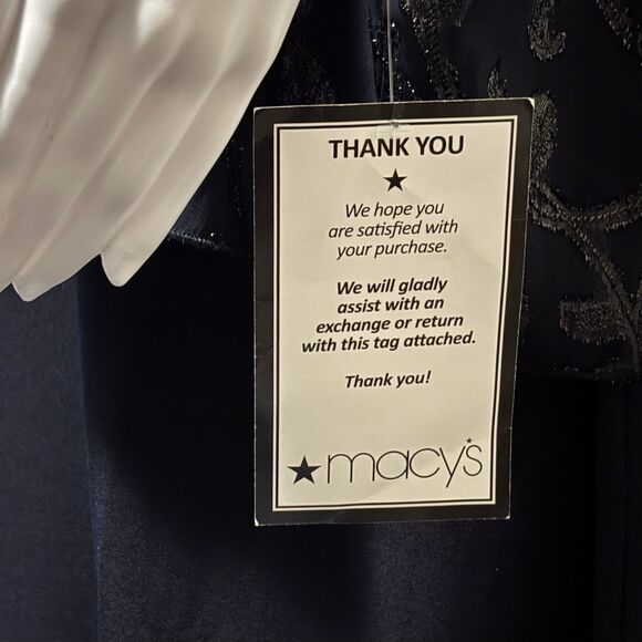 NEW Connected Apparel Dress 18W Navy Sleeveless Pullover with 27" Shawl NWT - Picture 14 of 14